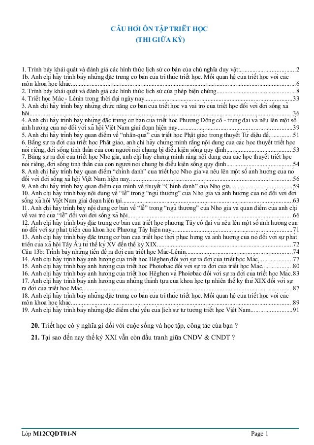 de cuong triet hoc mac lenin 1